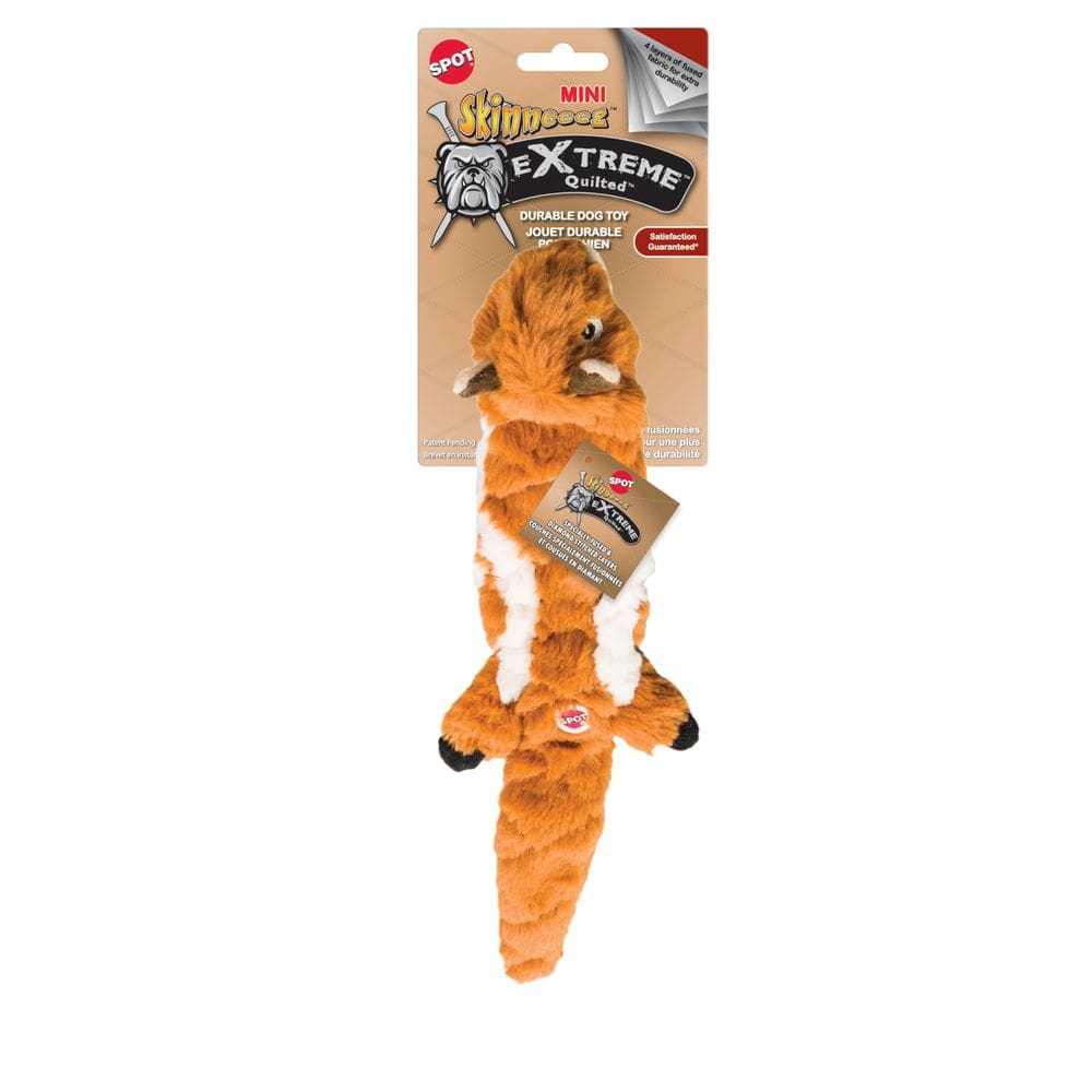 Brinquedo para cães SPOT Skinneeez Extreme Quilted Chipmunk 14 polegadas