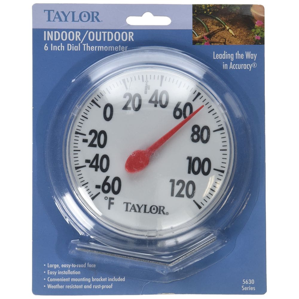 Termômetro Taylor 5630 15 cm com mostrador interno/externo