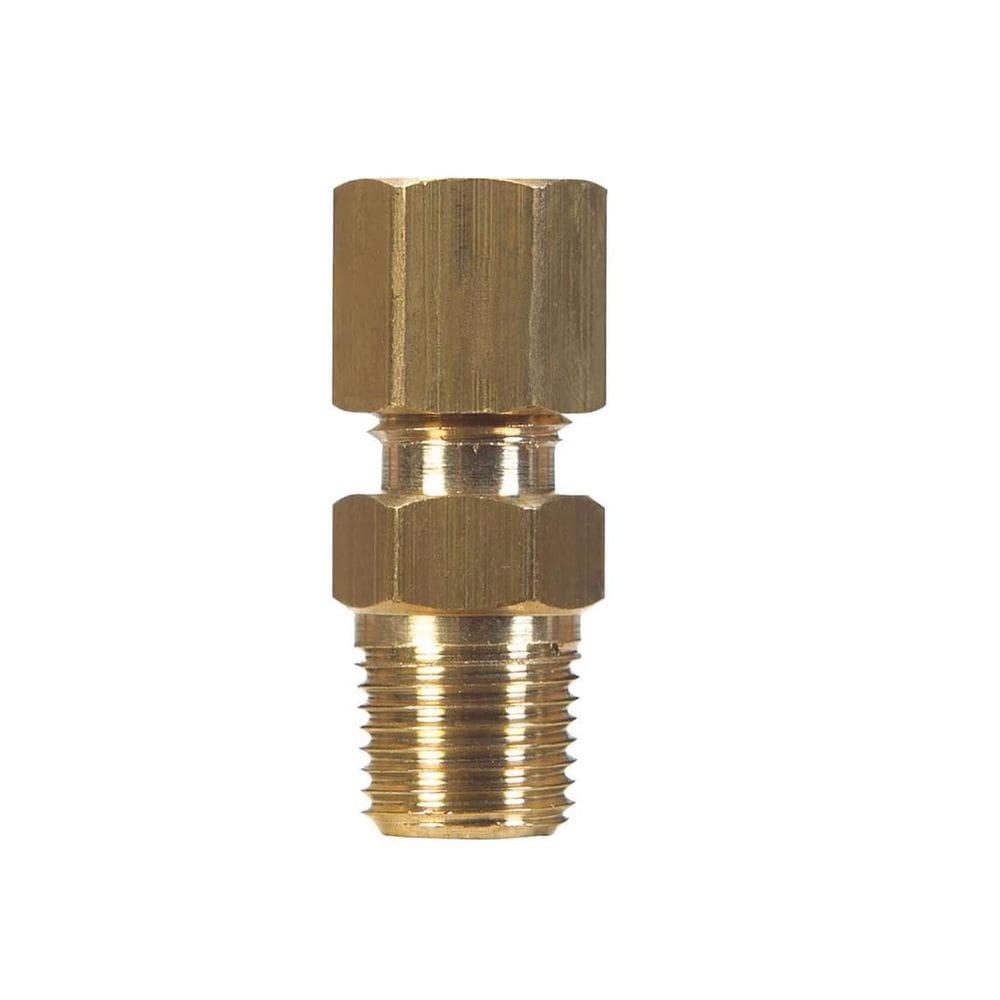 Conector macho de compressão de latão HOMEPLUS+ 5/8” a 1/2”