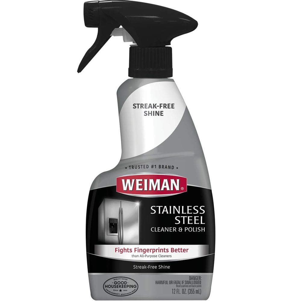 Spray de polimento de aço inoxidável Cleaner Weiman 355ml