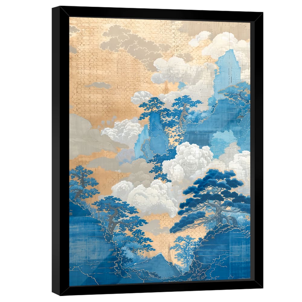 Quadro Decorativo Abstrato Ásia