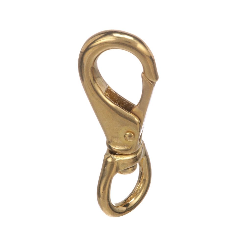 Equipamento de pesca Seachoice Swivel Eye Snap Brass #3 11cm