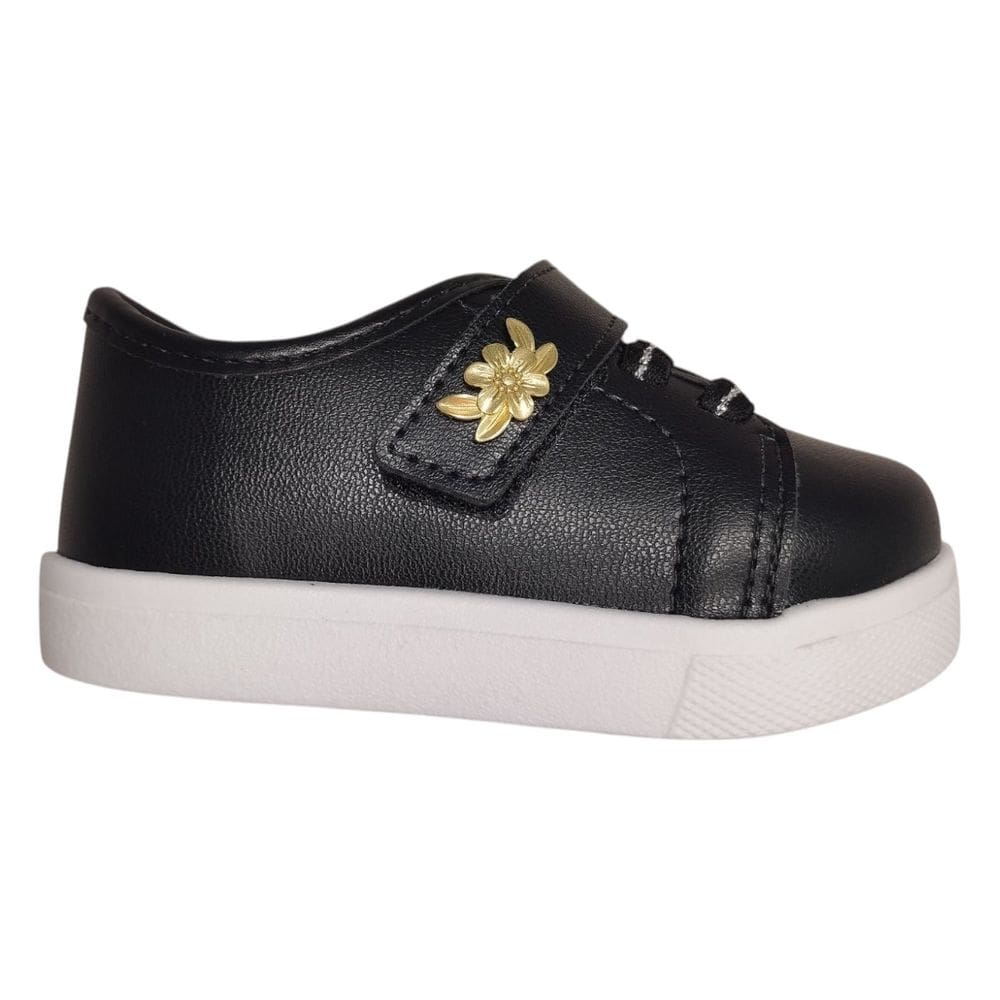 Tenis Infantil Menina Bebe Molekinha Cadarço Casual 2118.587