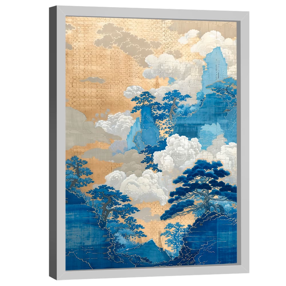 Quadro Decorativo Abstrato Ásia