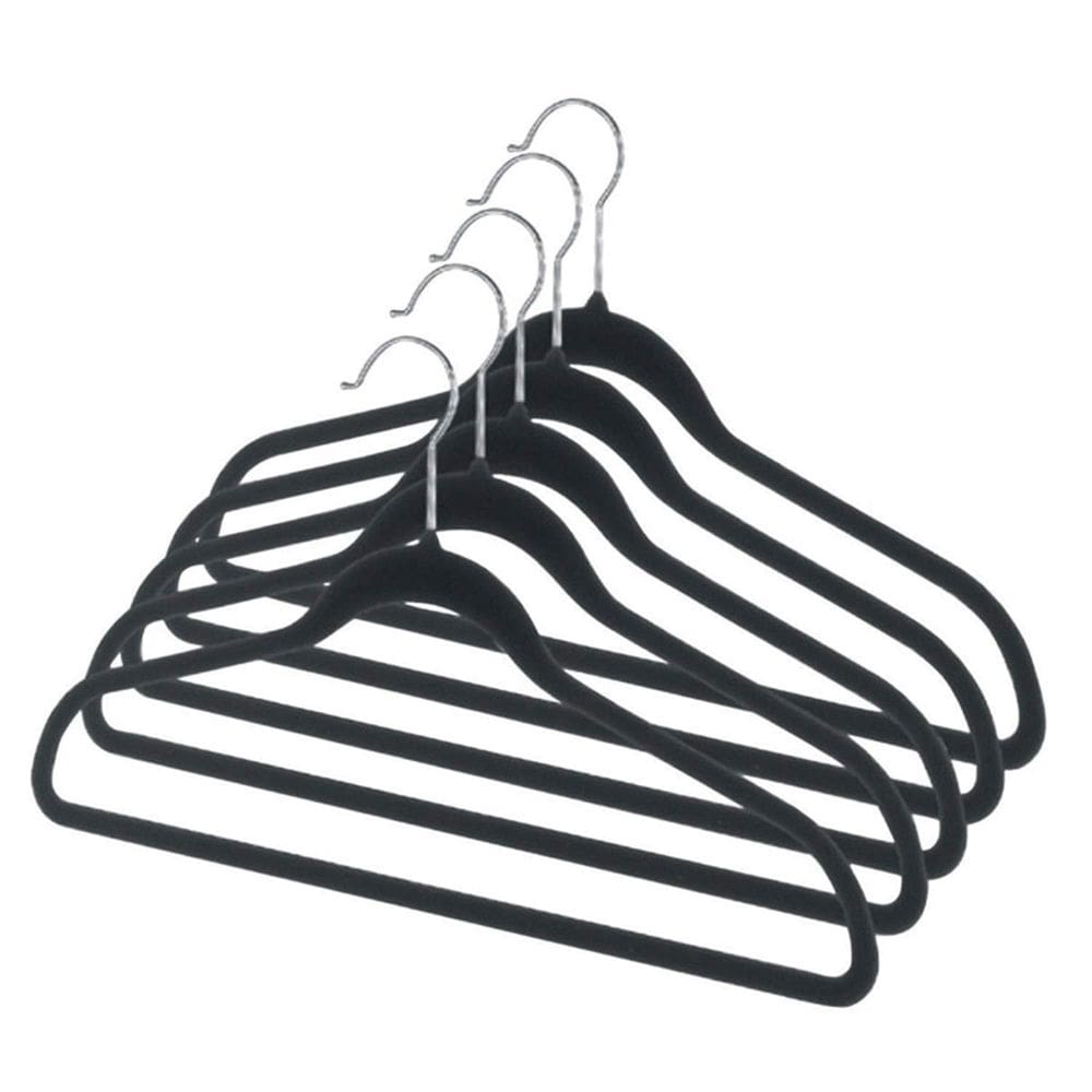 Cabide de roupas Whitmor 5PK Spacema Suit Black