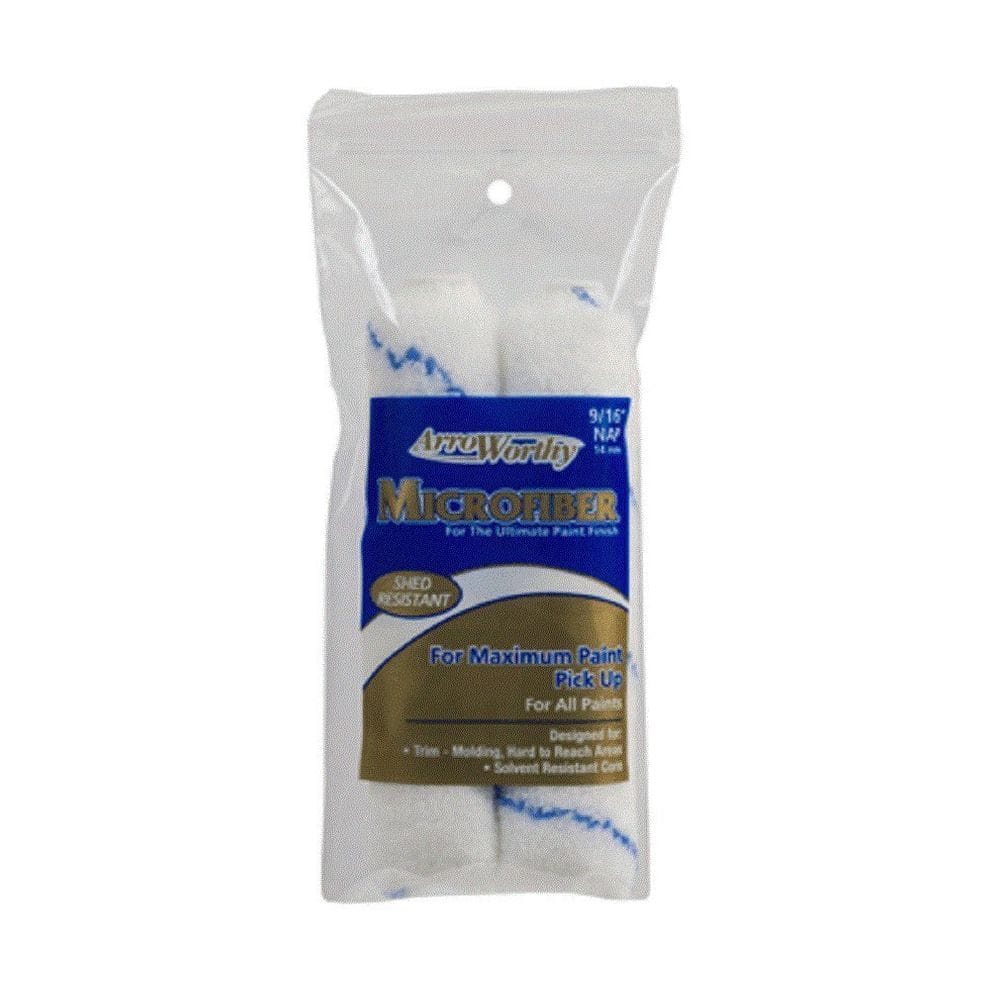 Tampa de rolo de pintura Arroworthy Microfiber 14 cm x 17 cm, pacote com 2