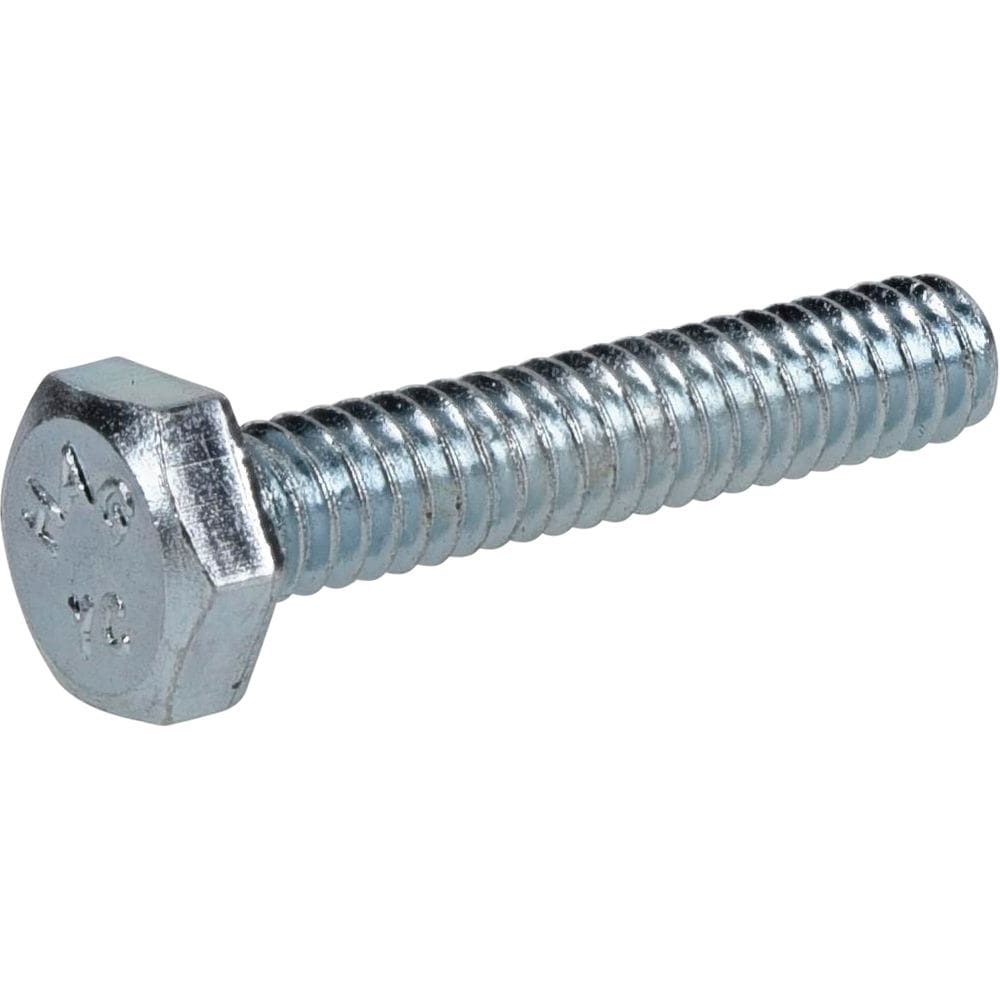 Parafuso hexagonal Hillman 1/4” x 3,2 cm em aço, pacote com 100
