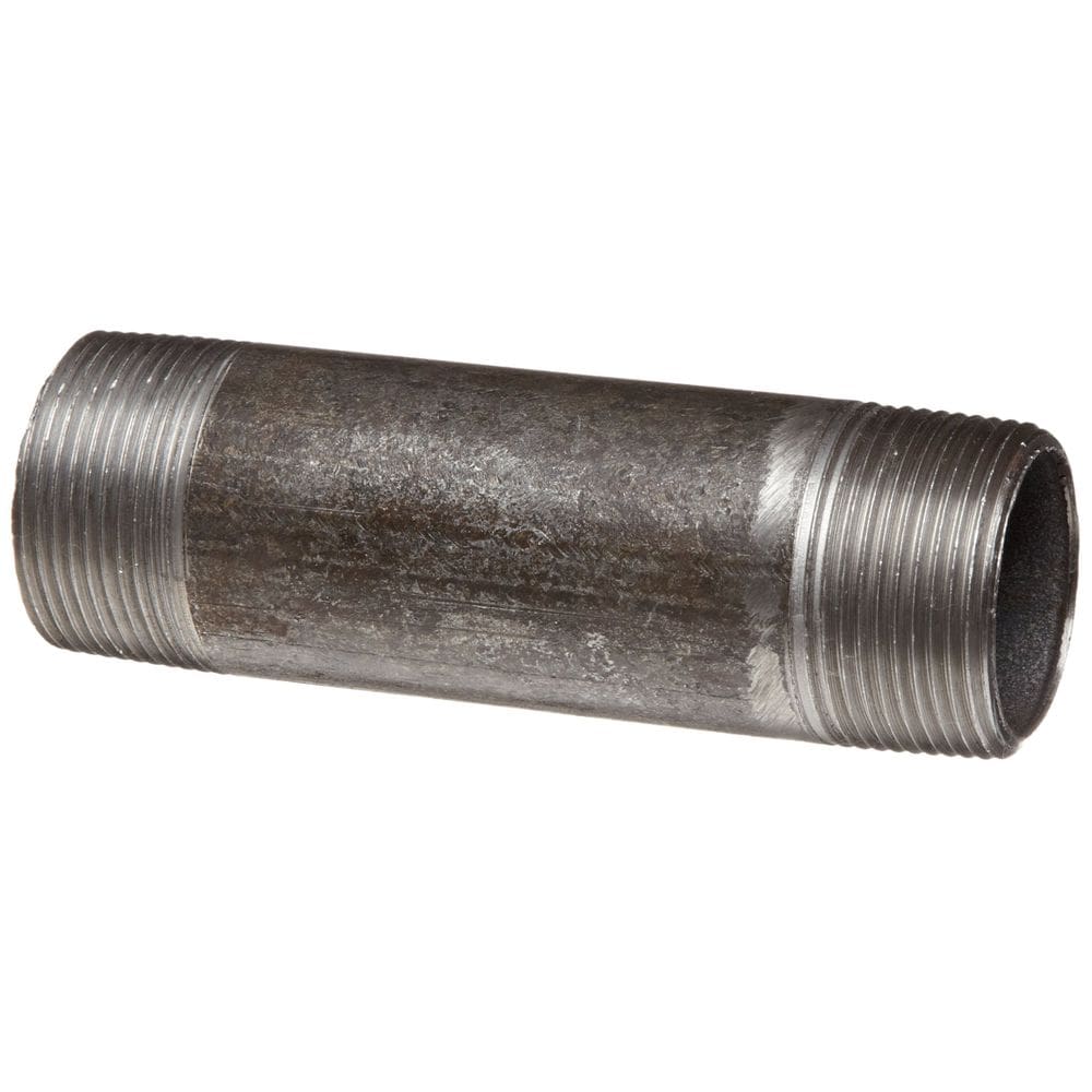 Bigorna de encaixe de tubulação de aço 3/8” NPT macho x mamilo de 13 cm