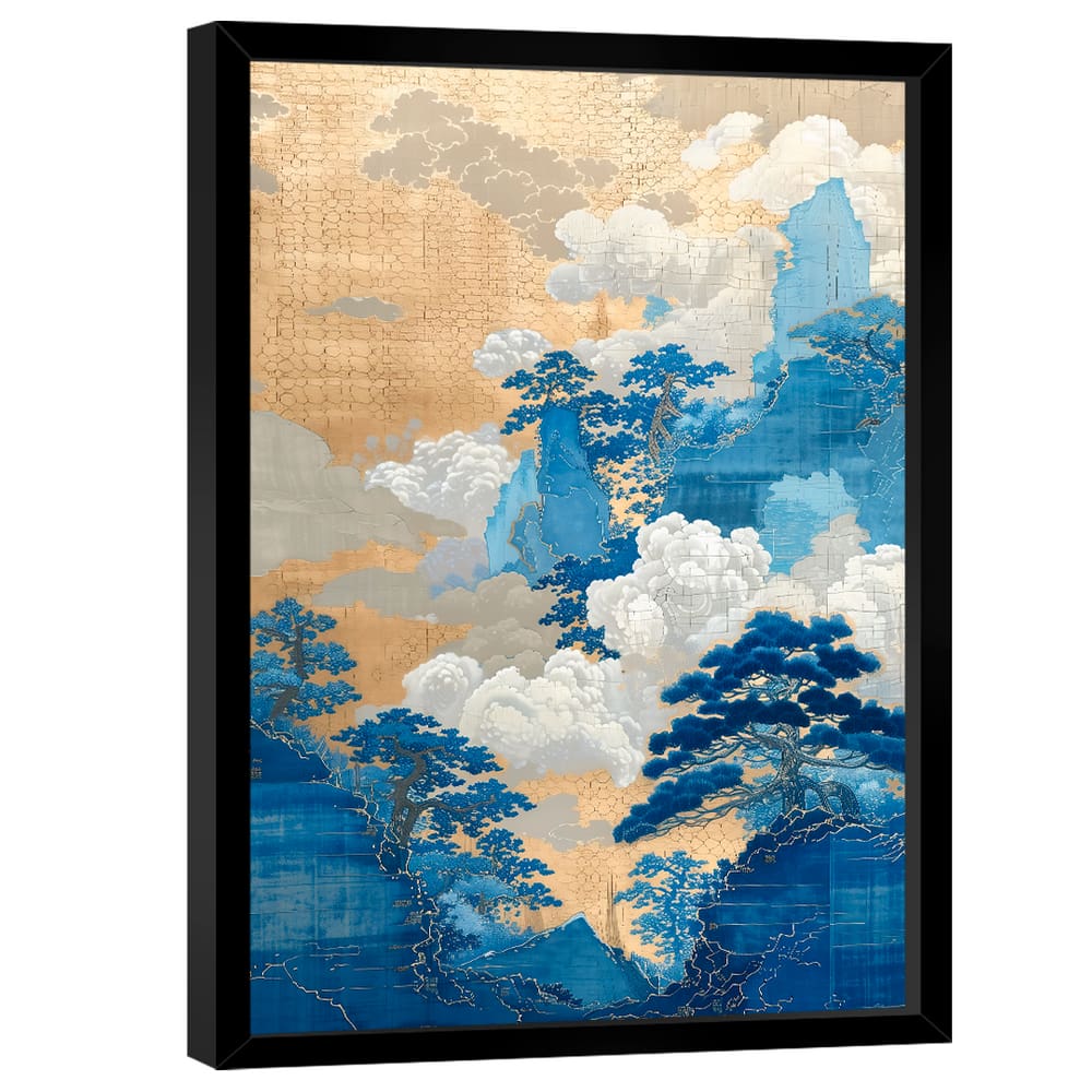 Quadro Decorativo Abstrato Ásia