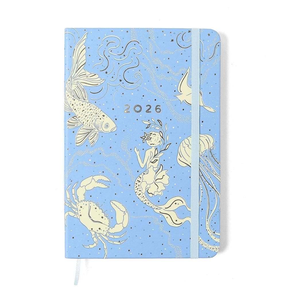 Agenda planner semanal 14x21 Origens Áqua Azul 2026 Cicero