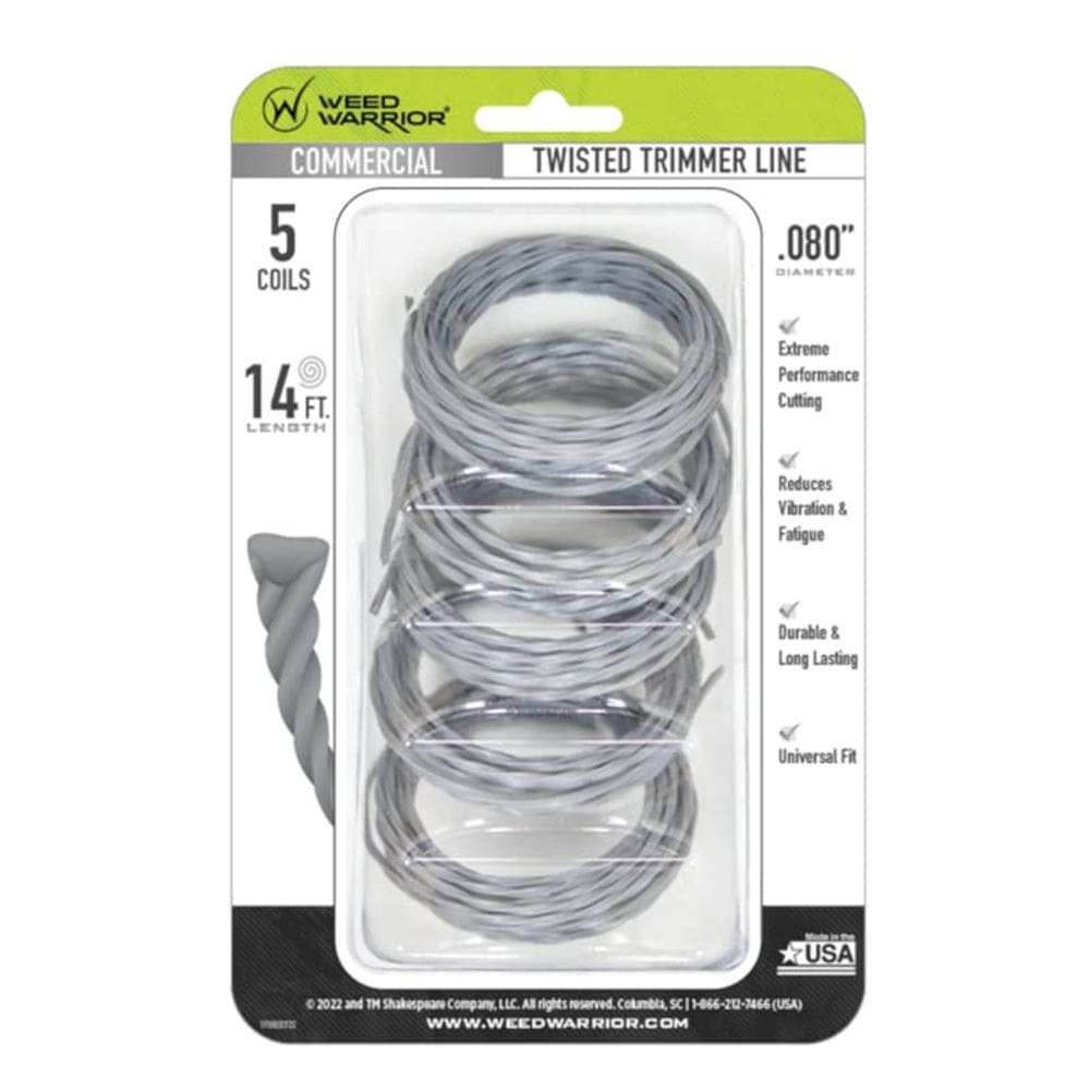 Linha de corte WEED WARRIOR 0,080” de diâmetro 4,3 m de comprimento