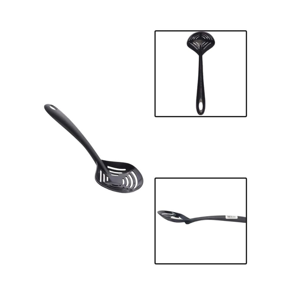 Escumadeira de Plastico Preta