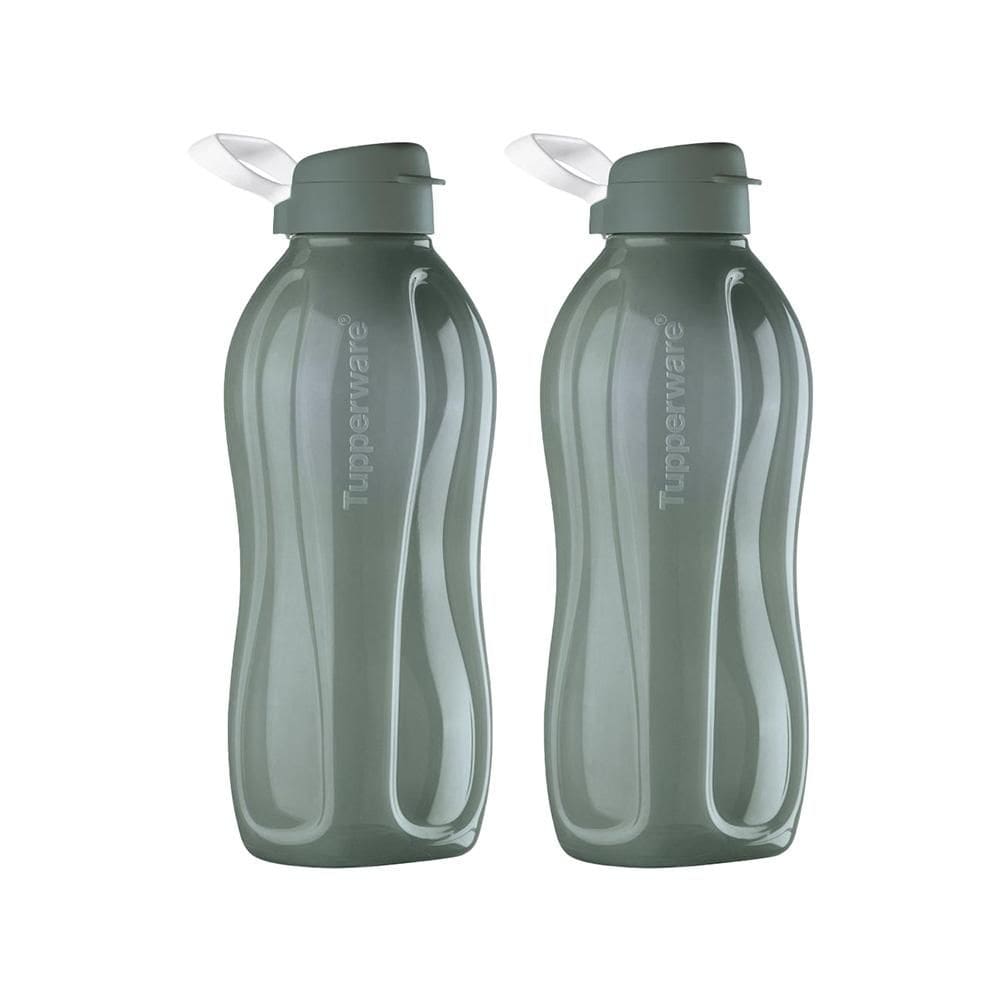 Kit 2 Garrafas de Água Tupperware Eco Tupper Cinza 2L
