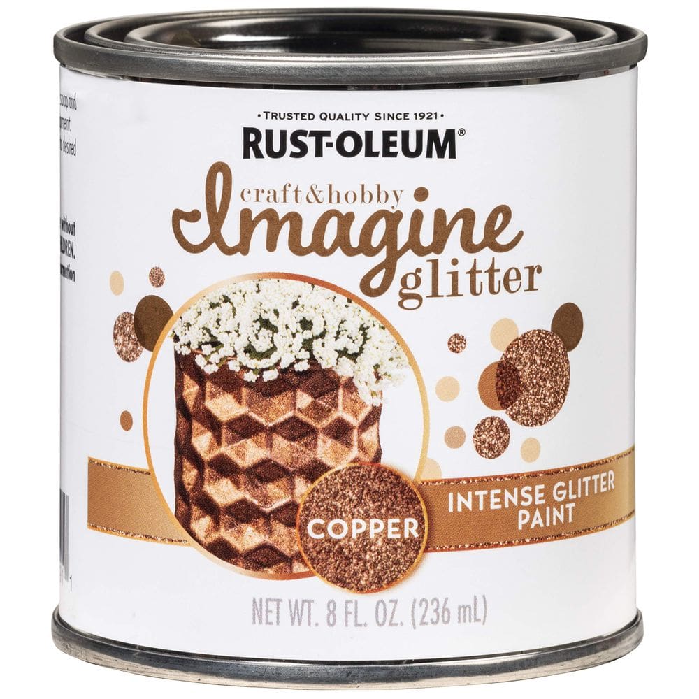 Pintura Rust-Oleum 349201 Imagine Glitter Copper 236 ml