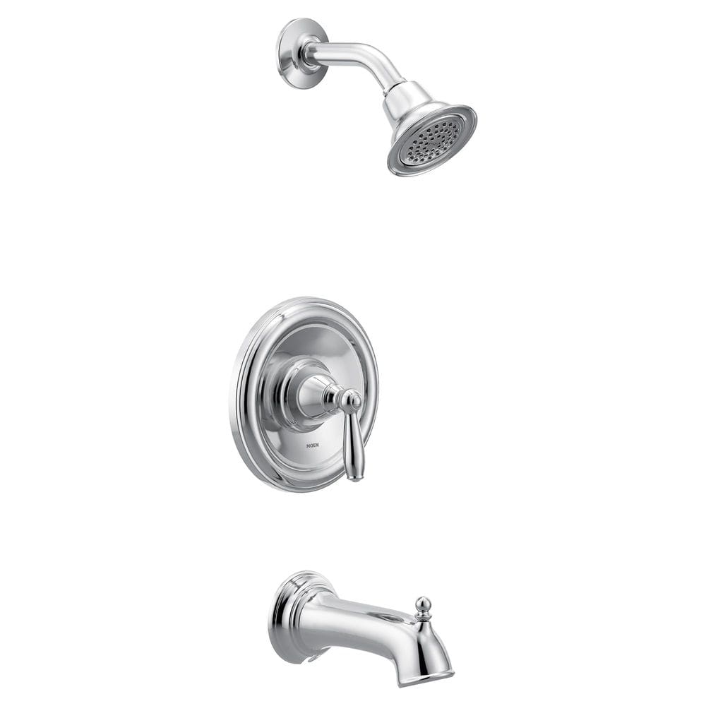 Kit de acabamento para banheira e chuveiro Moen Brantford T2153 Chrome