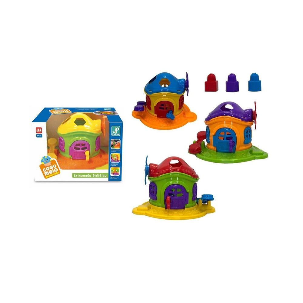 Casinha Infantil Educativa Cogumelo Encantado - JPBrink