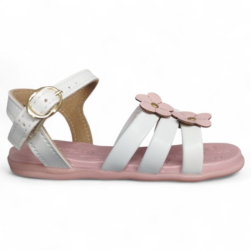 Sandália Menina Infantil Molekinha Flor Casual 2743.102