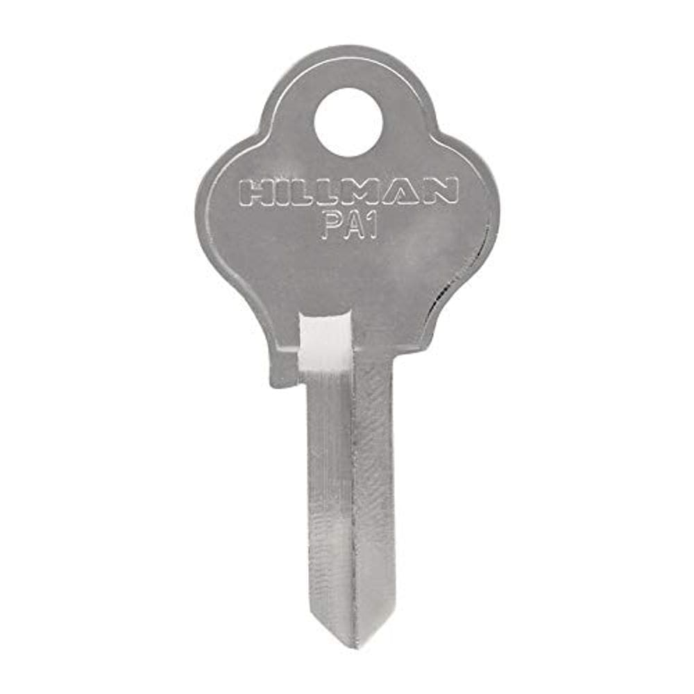 Cadeado Hillman PA-1 PADO LOCK KEY (S) 10 em latão, pacote com 10
