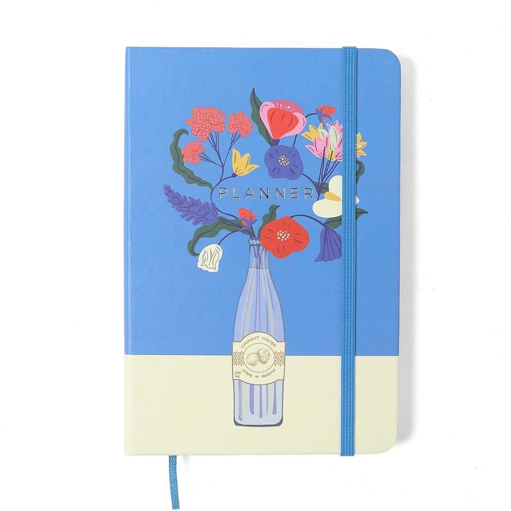 Planner caderneta 14x21 Doce Florada Garrafa 2026 Cicero