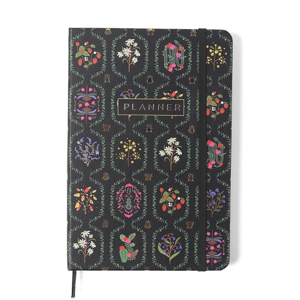 Planner caderneta 14x21 Jardim Preta 2026 Cicero