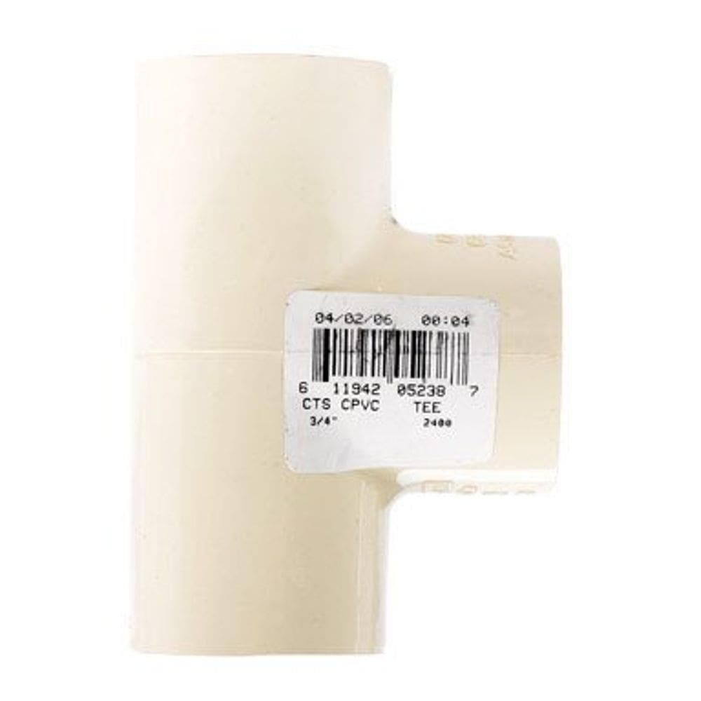 Encaixe de tubulação de mangueira Charlotte Pipe TEE CPVC 3/4”