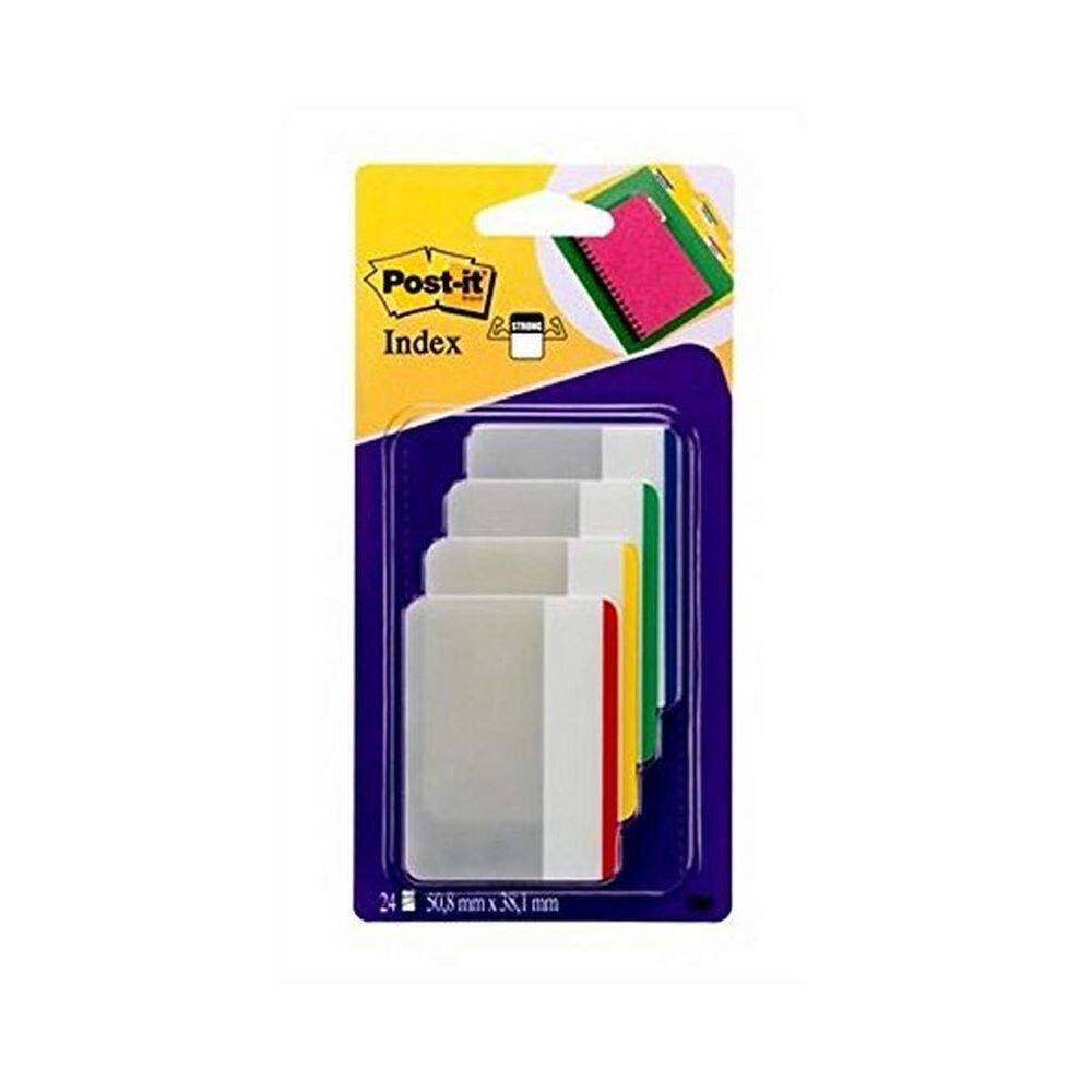 Post-it Etiquetas para Archivo 5 cm Paquete de 24 Colores Primarios
