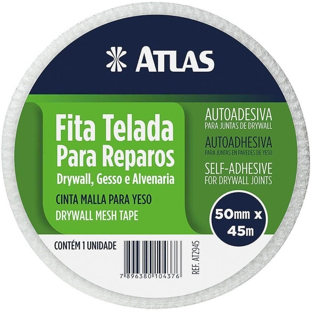 Fita Telada Para Reparos 50mm X 45 Metros - At2945 - Pincéis Atlas