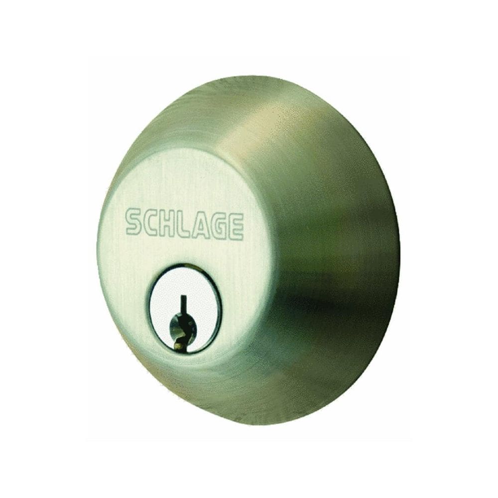 Fechadura de cilindro duplo de níquel acetinado SCHLAGE B62NV619