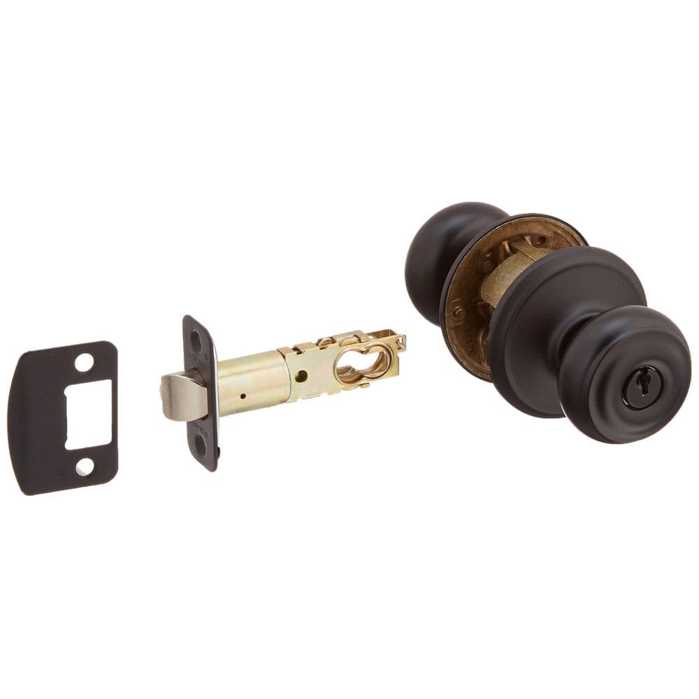 Maçaneta de porta SCHLAGE F51a Geo 622 Matte Black Entry