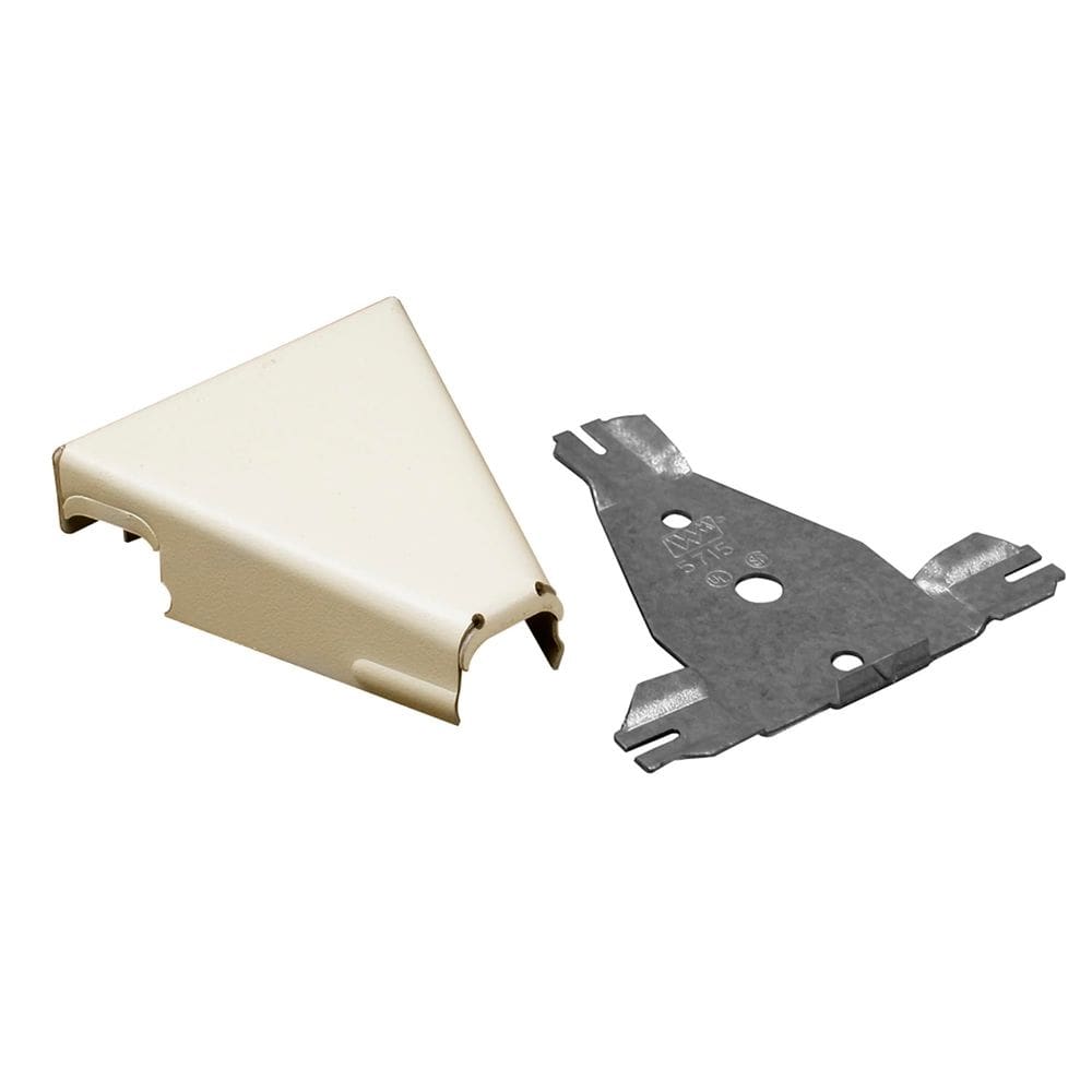 Molde de fio Metal Raceway T-Fitting B-16 500 Series Ivory