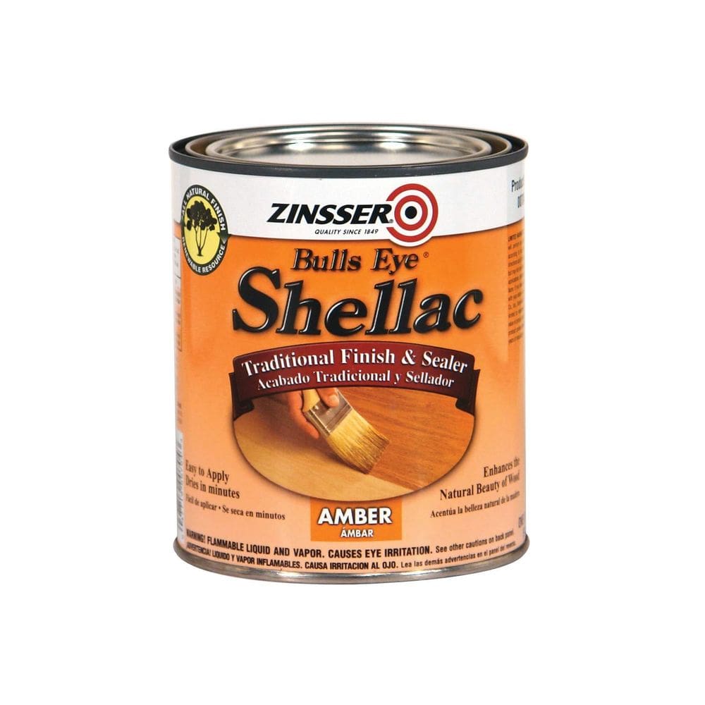 Acabamento e selador Zinsser 701 Bulls Eye Shellac Quart Amber