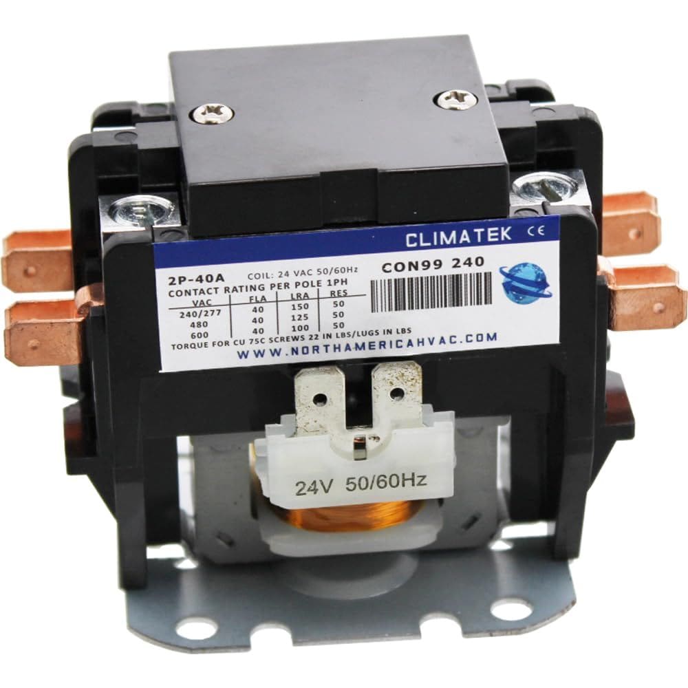 Contator Packard C240A 2 pólos 40A 24V Tensão de bobina