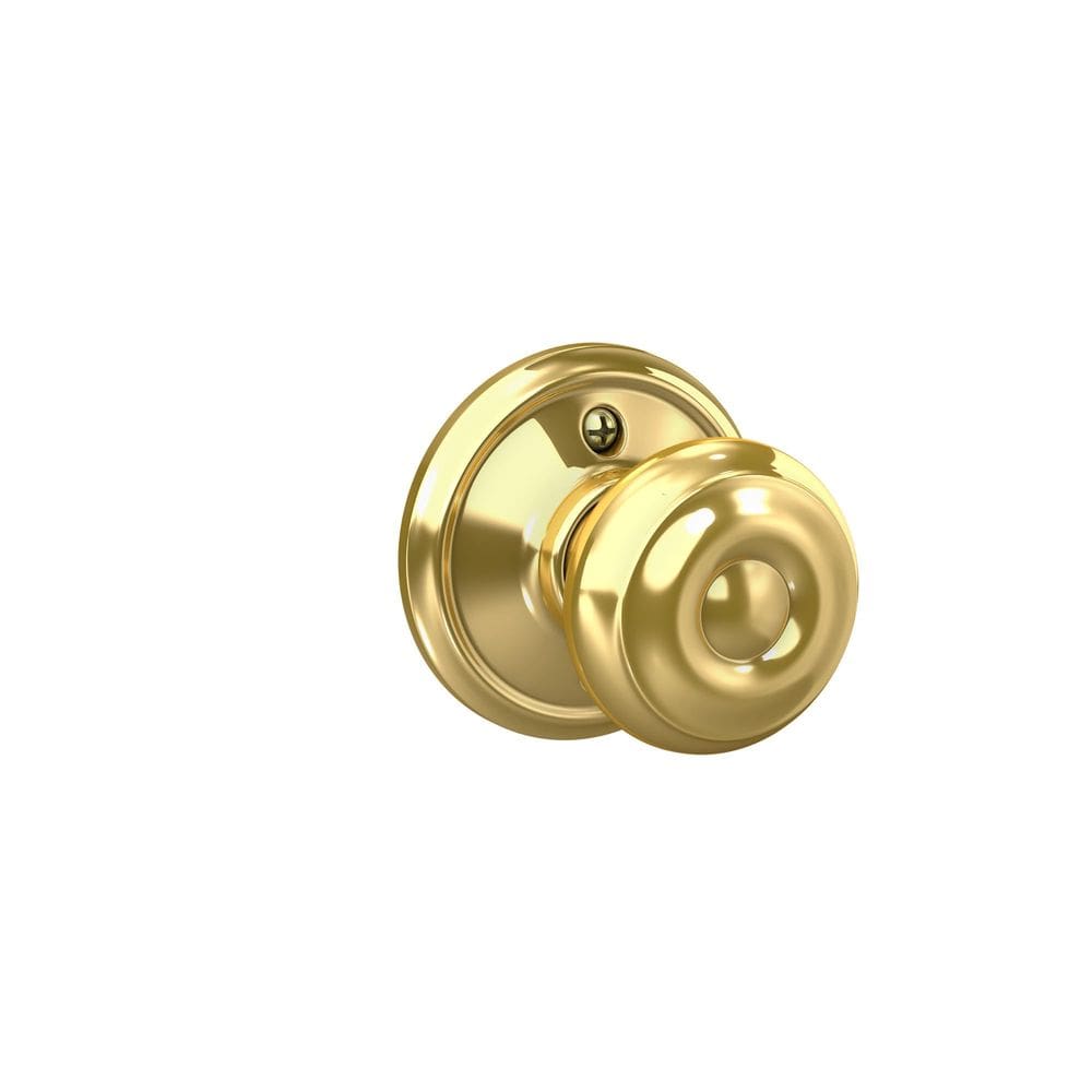 Manilla de Puerta Schlage F170 GEO 605 Latón Brillante Falsa