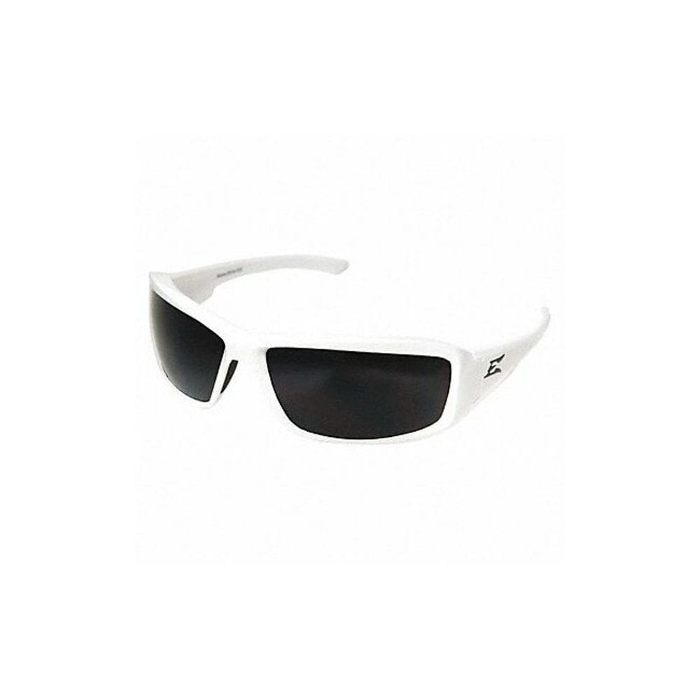Óculos de segurança EDGE Brazeau White Frame Smoke Lens