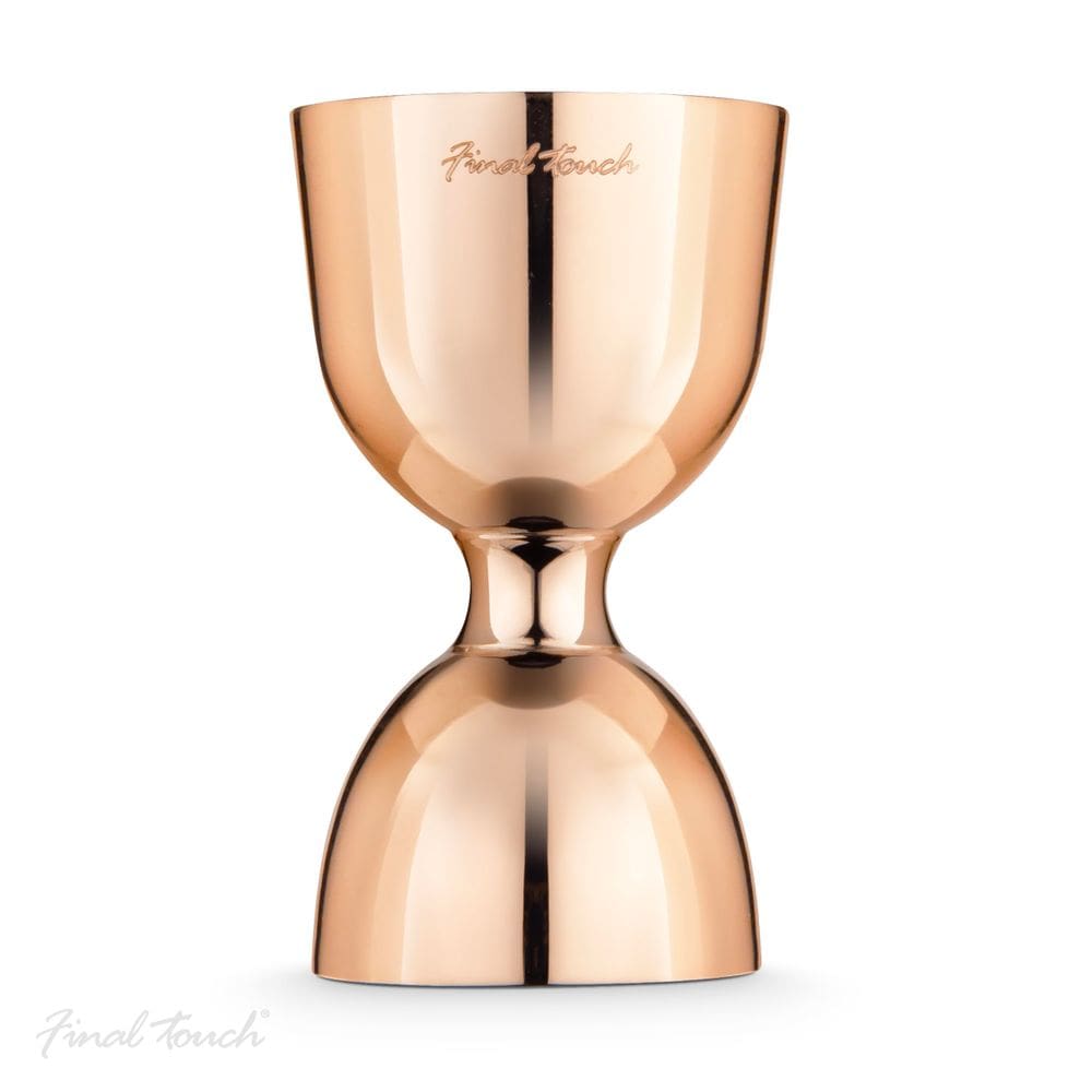 Copo de medição Final Touch Double Jigger Copper Stainless