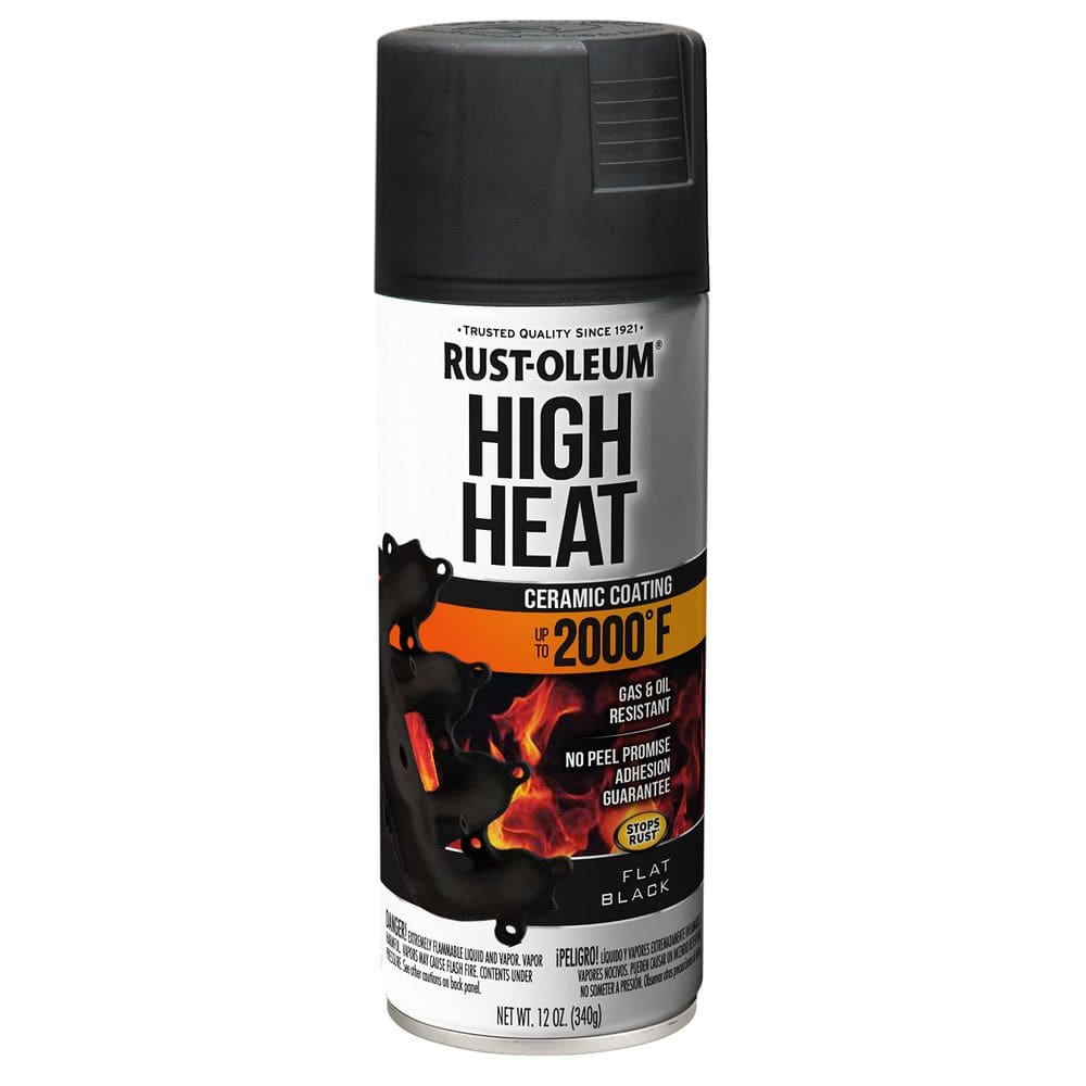 Tinta spray automotiva Rust-Oleum 248903 Flat Black 340g