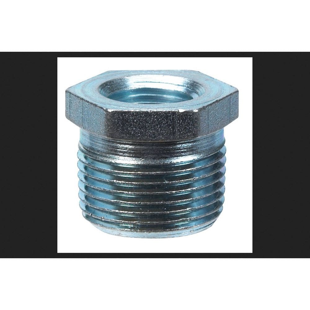 Bucha hexagonal em aço galvanizado Billco 19 mm x 24 mm x 2,4 cm