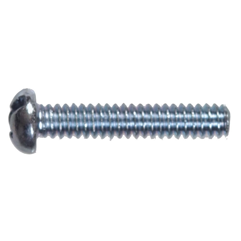 Parafuso Hillman 8-32 fios x 3,2 cm de cabeça redonda de zinco, pacote com 100