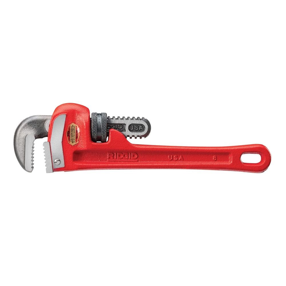 Chave de tubulação RIDGID 31005 Modelo 8 Heavy-Duty Straight 20cm