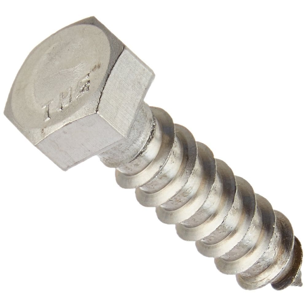 Parafusos Hex Lag Hillman 832062 em aço inoxidável 3/8 x 1,5