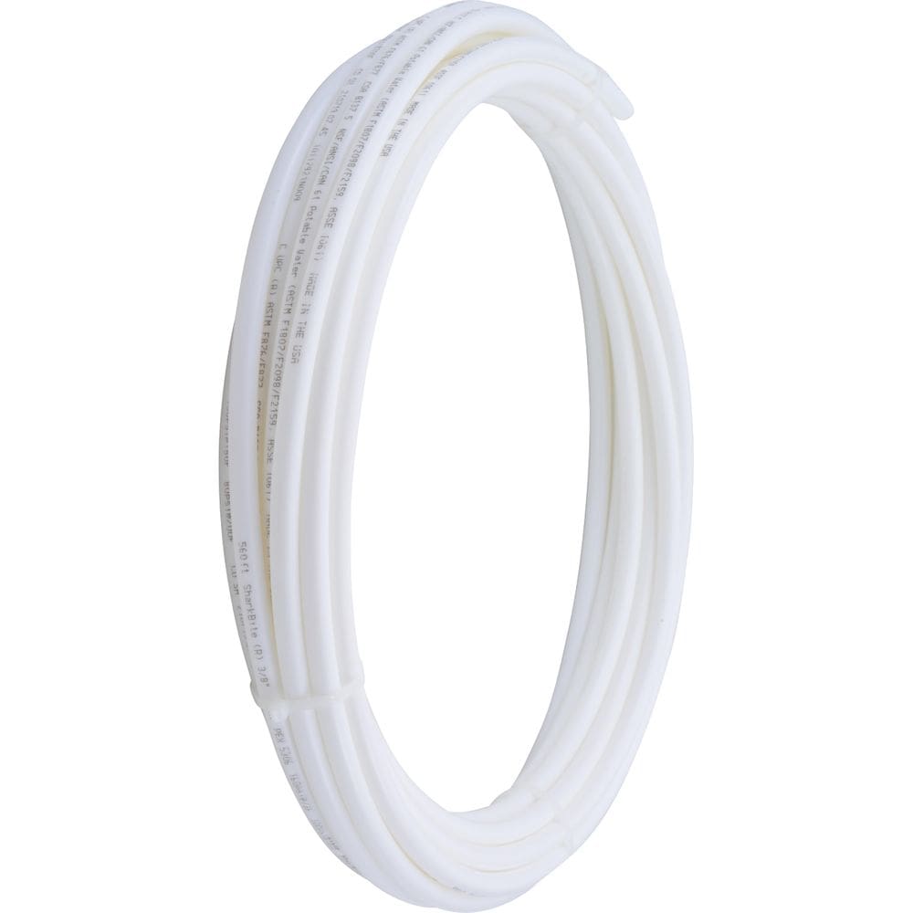 Tubo PEX SharkBite U855W50 3/8” x 50` branco para encanamento