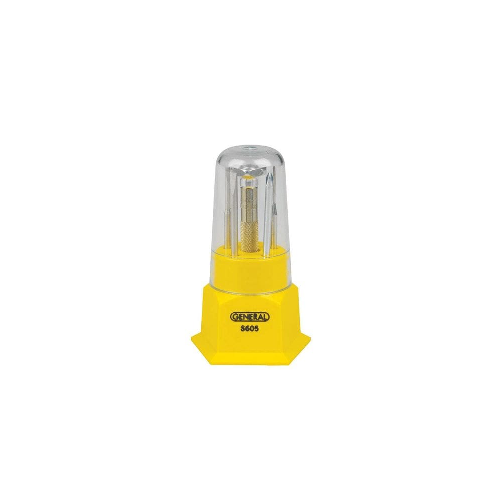 Conjunto de chaves de fenda para joalheiros General Tools S605, 5 lâminas