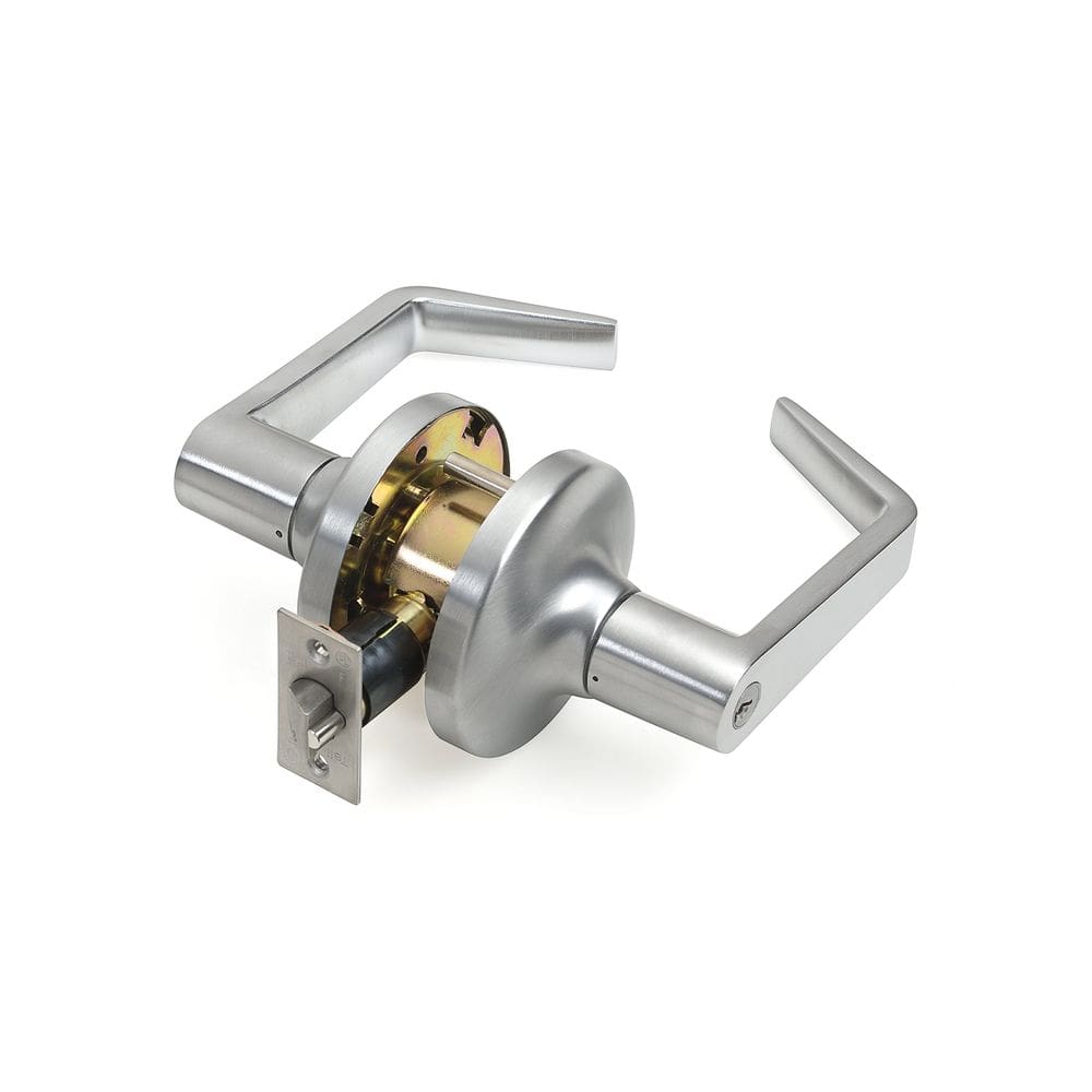 Alavanca de depósito Tell CL100010 Fechadura de porta cromada escovada