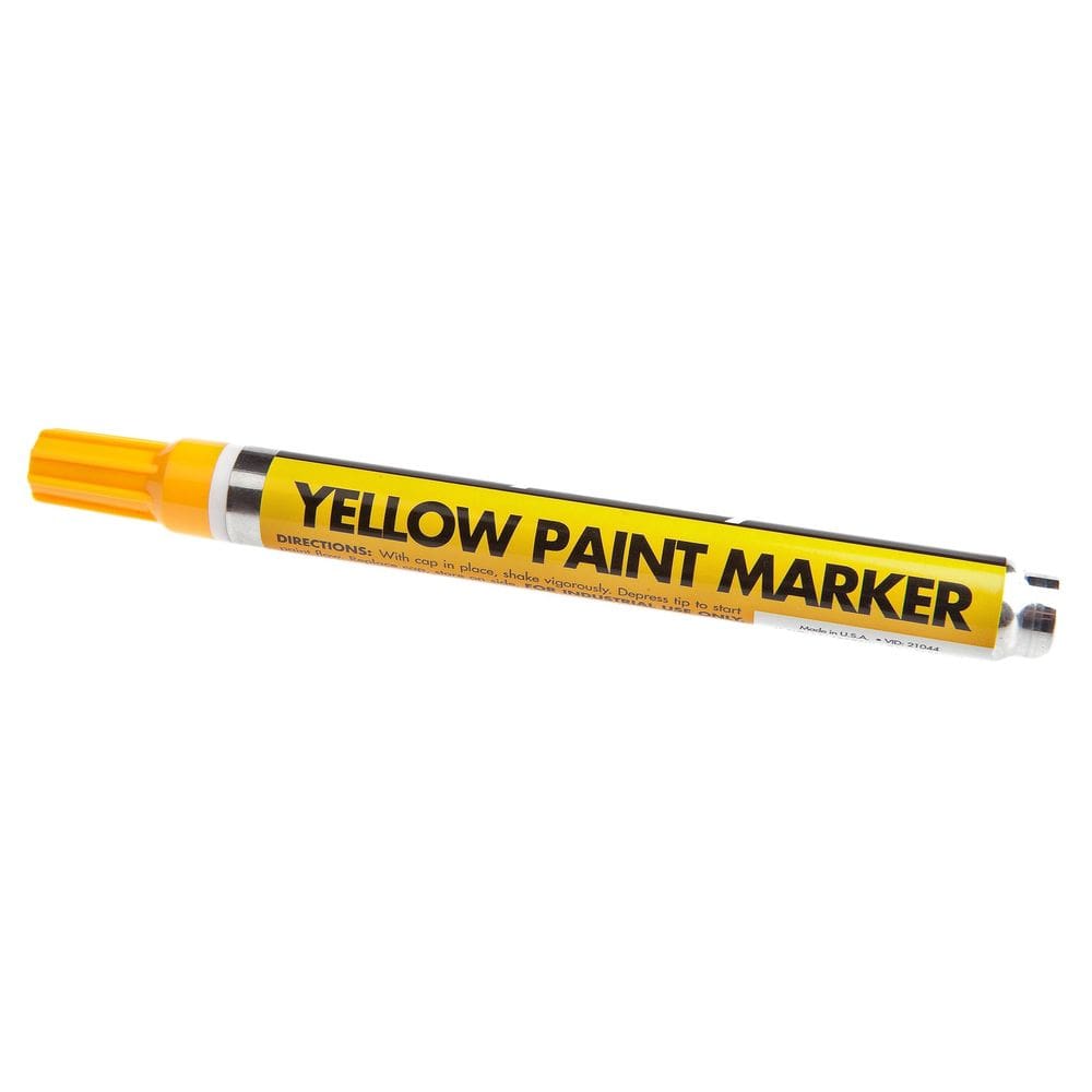 Marcador de tinta Forney 60315 amarelo à base de óleo 10 ml