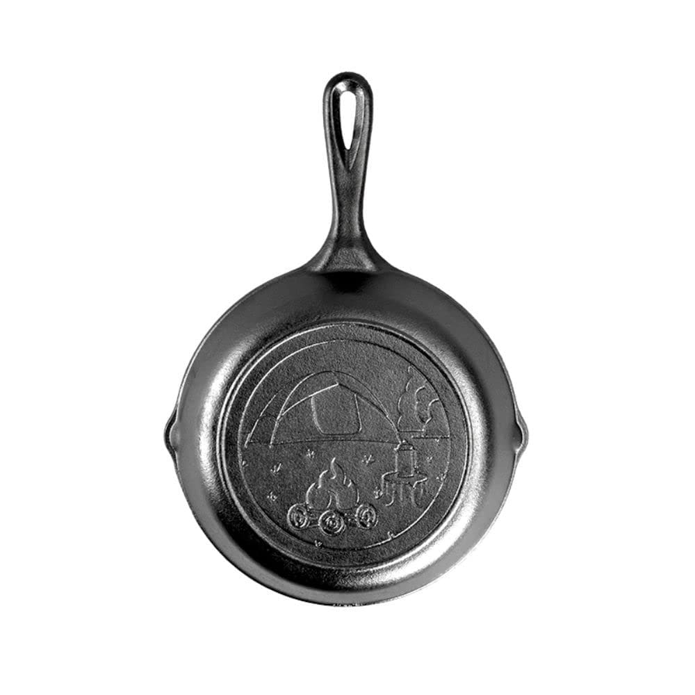 Barraca de ferro fundido Skillet Lodge série Wanderlust de 20 cm