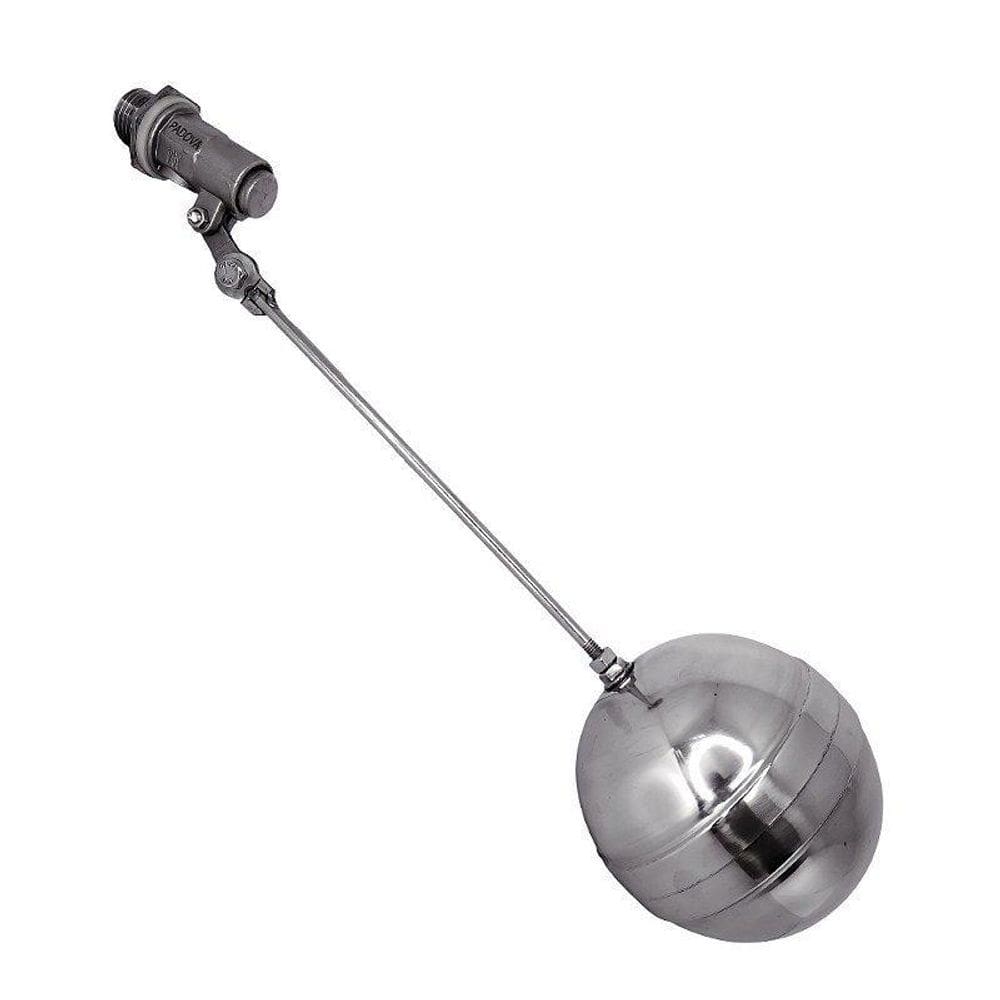 Torneira Bóia Caixa D`Água De Inox 1/2 X 3/4 Água Quent Fria