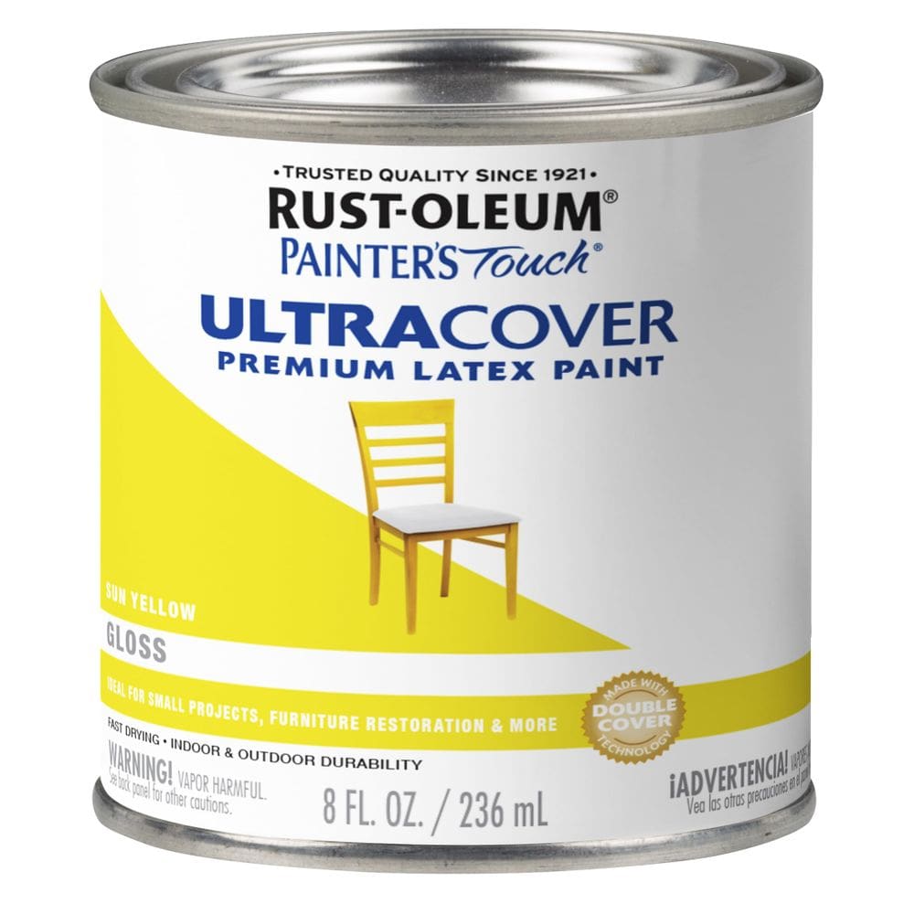 Pintura Rust-Oleum 1945730 Latex Gloss Sun Yellow 236 ml