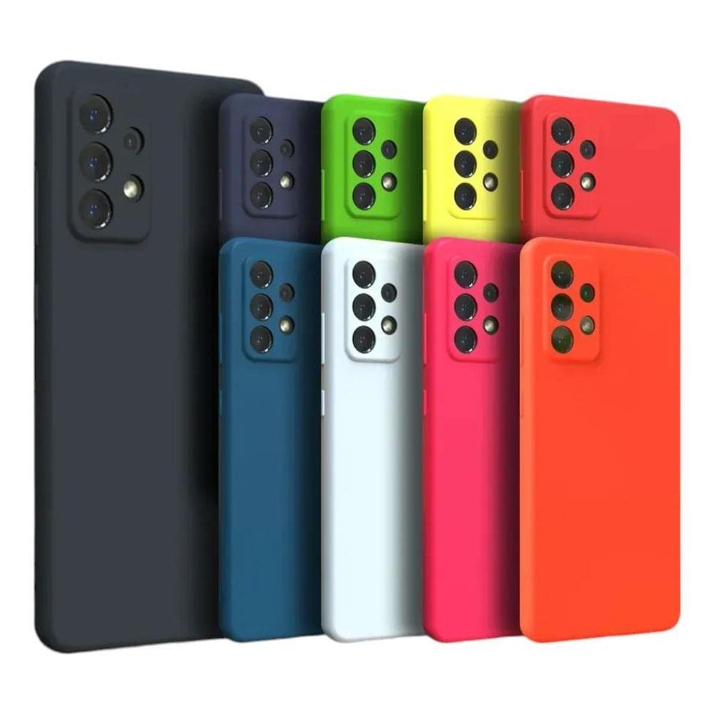 10X Capa Capinha Compatível Com Galaxy A53 Silicone Aveluda