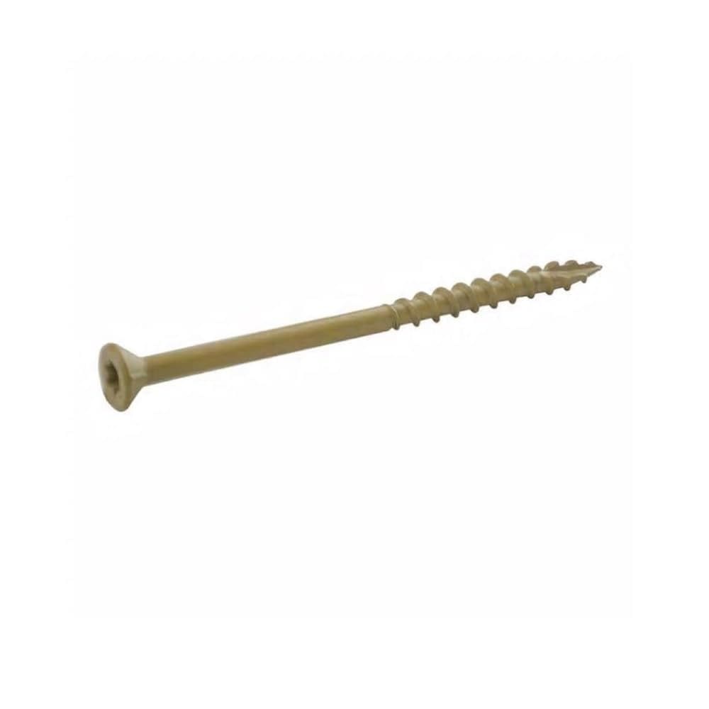 Parafusos de convés Grip-Rite PrimeGuard Plus No. 10 8,9 cm bronzeados