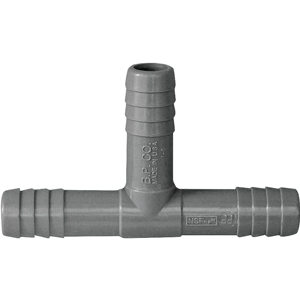Encaixe de mangueira BOSHART INDUSTRIES TEE Poly Barb de 1/2 polegada